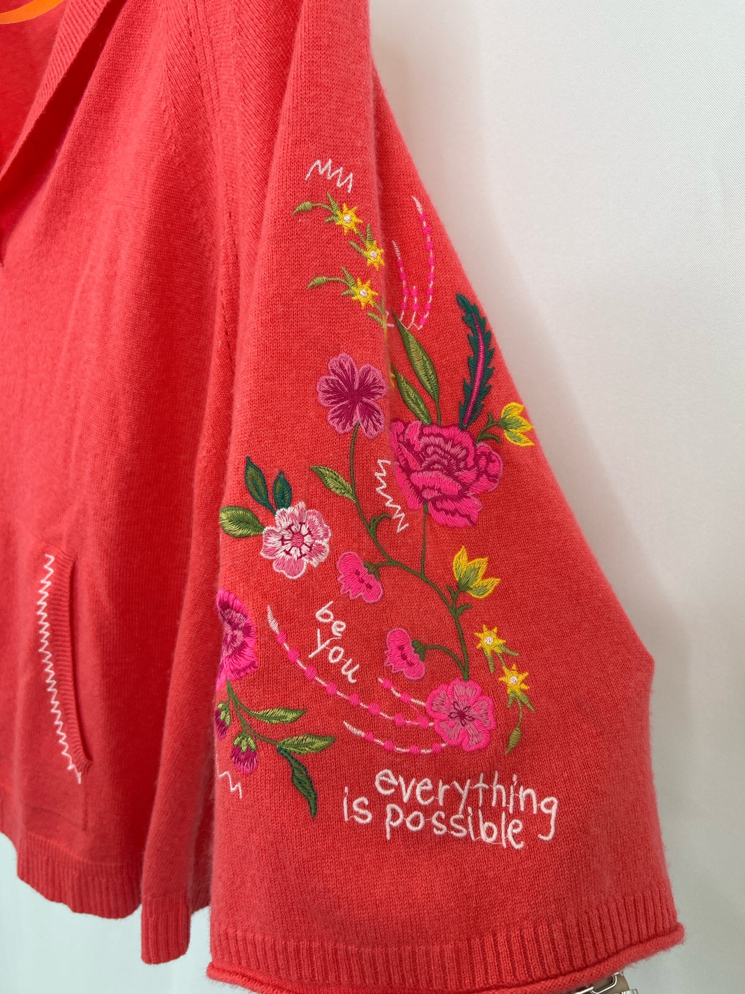 JOHNNY WAS Size S Coral Women Sweater