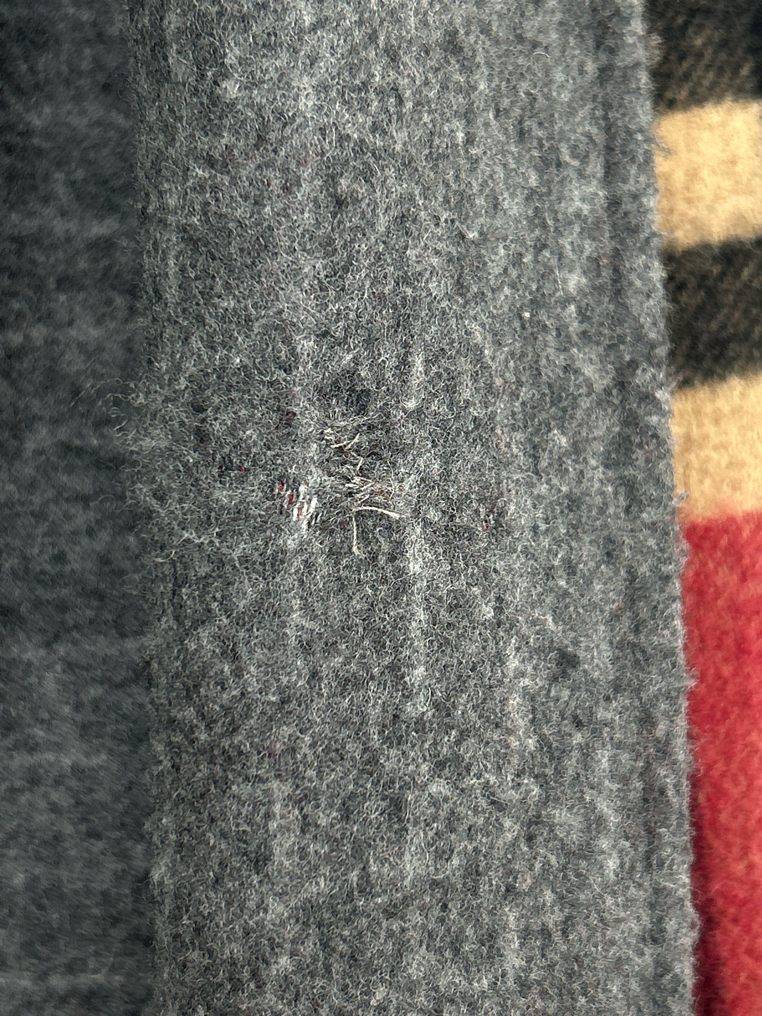 BURBERRY RED AND GRAY Women Scarf