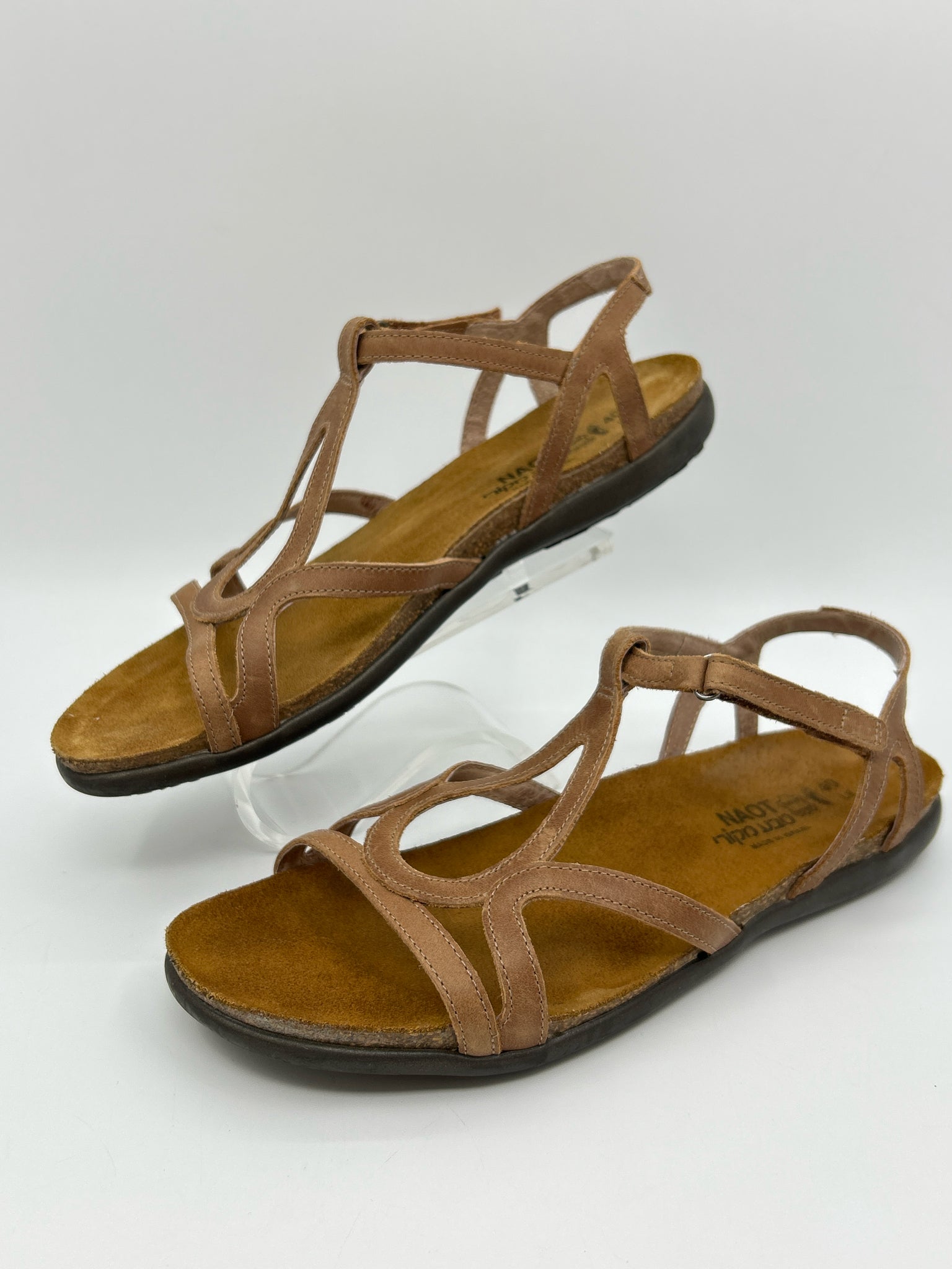 NAOT Size 9/9.5 Brown Women Sandal