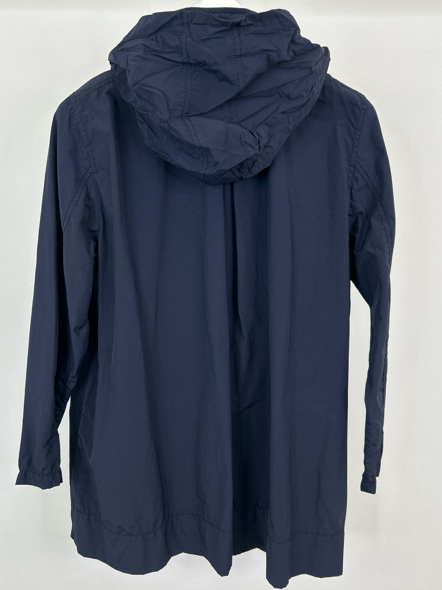 EILEEN FISHER Size L Navy Women Raincoat