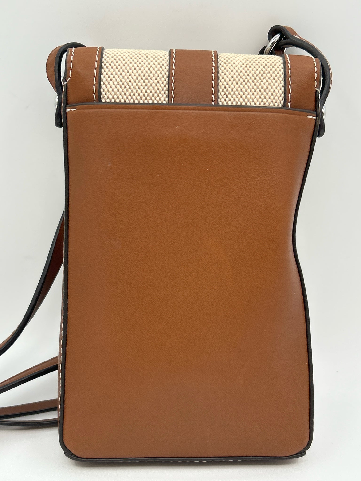 TORY BURCH Canvas and Tan Women Purse