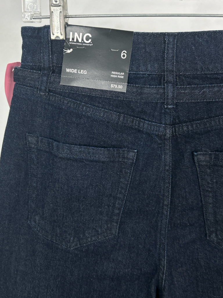 INC Women Size 6 Blue Denim Jeans NWT