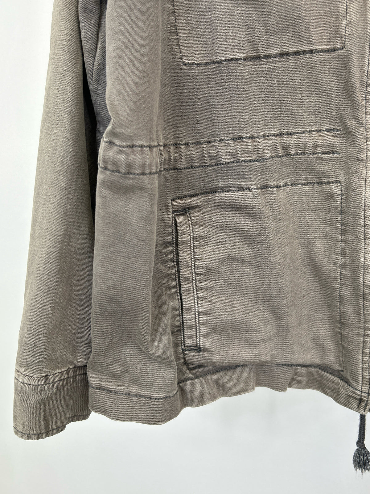BILLY T Size XL GREY DENIM Women Jacket