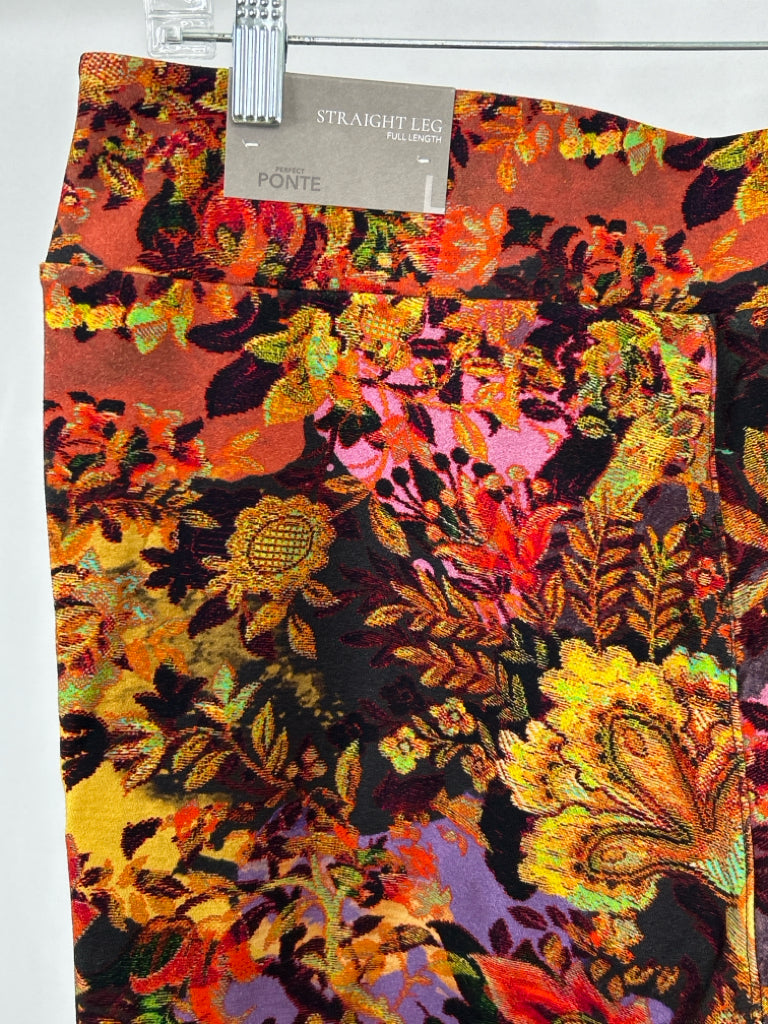 SOFT SURROUNDINGS Women Size L Yellow and Orange Pants NWT