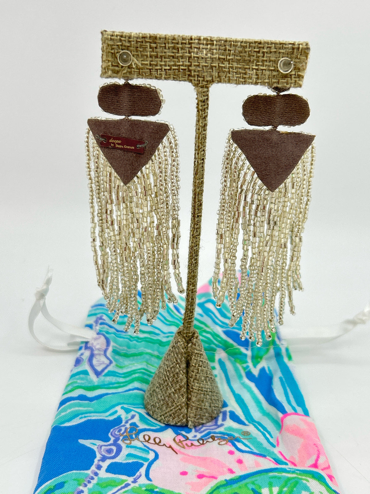 Deepa Gurnani Silver Earrings