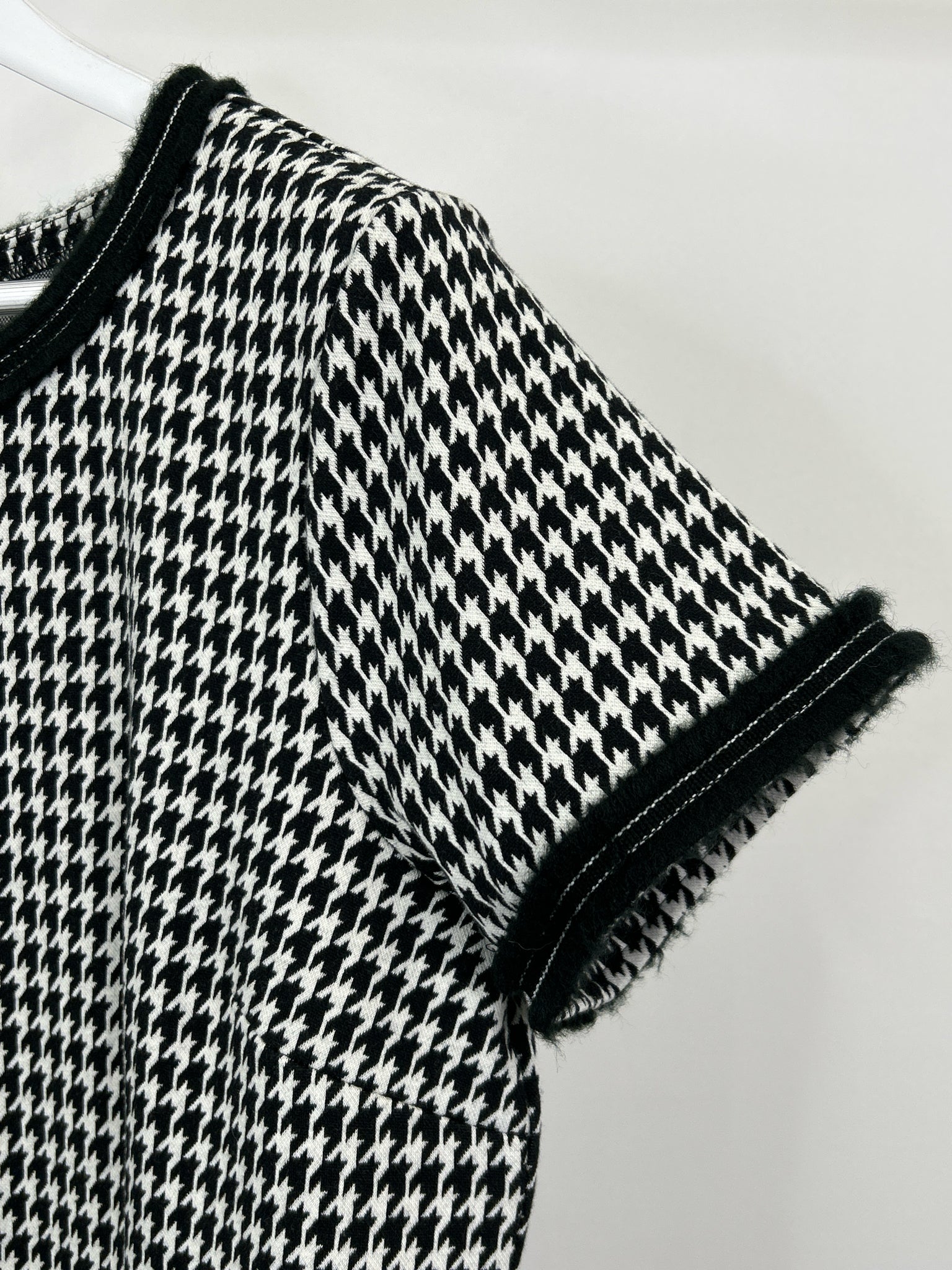 TALBOTS Size 16 Black and White Women's Dress