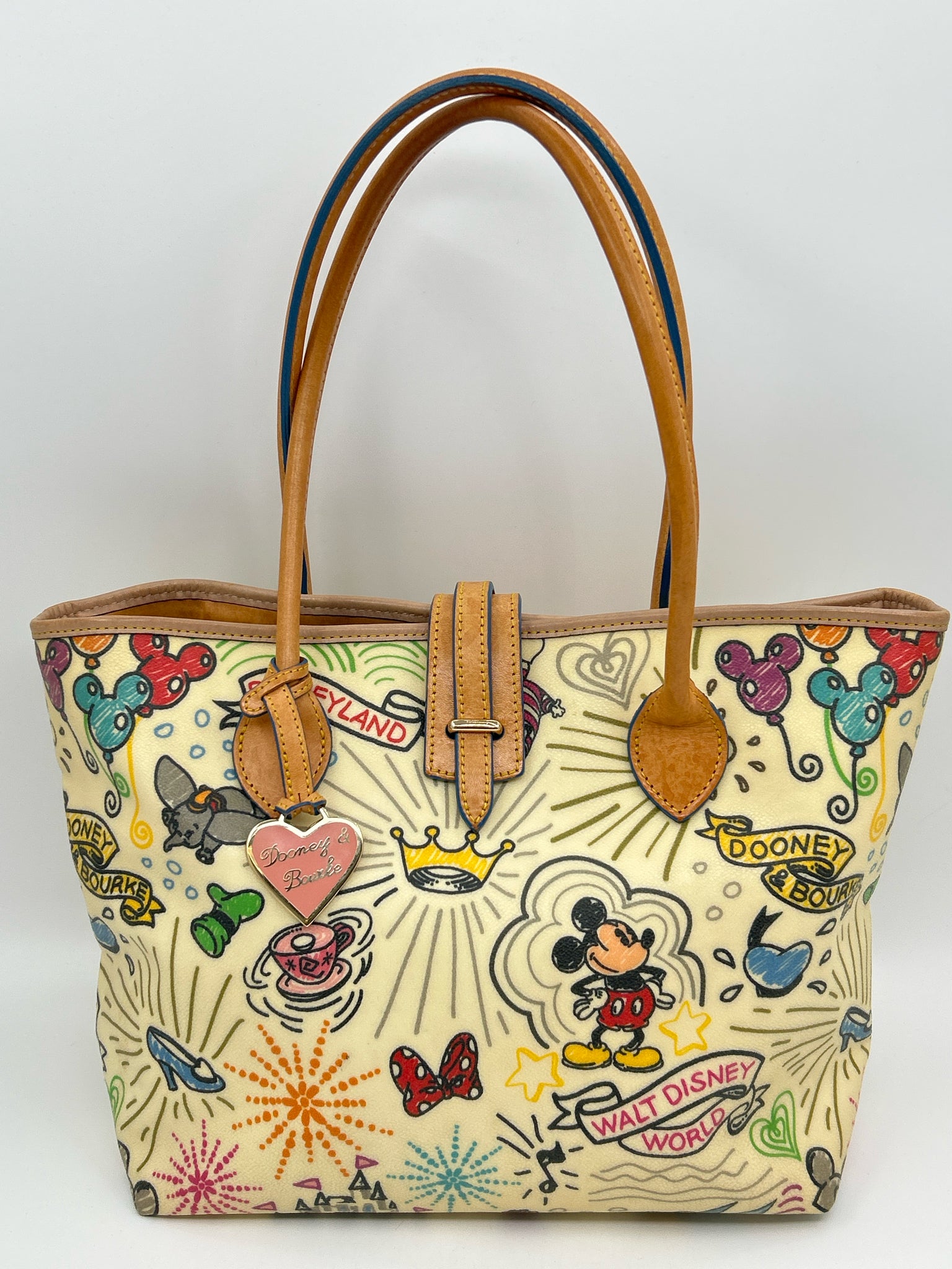 DOONEY & BOURKE Cream Print Women Tote