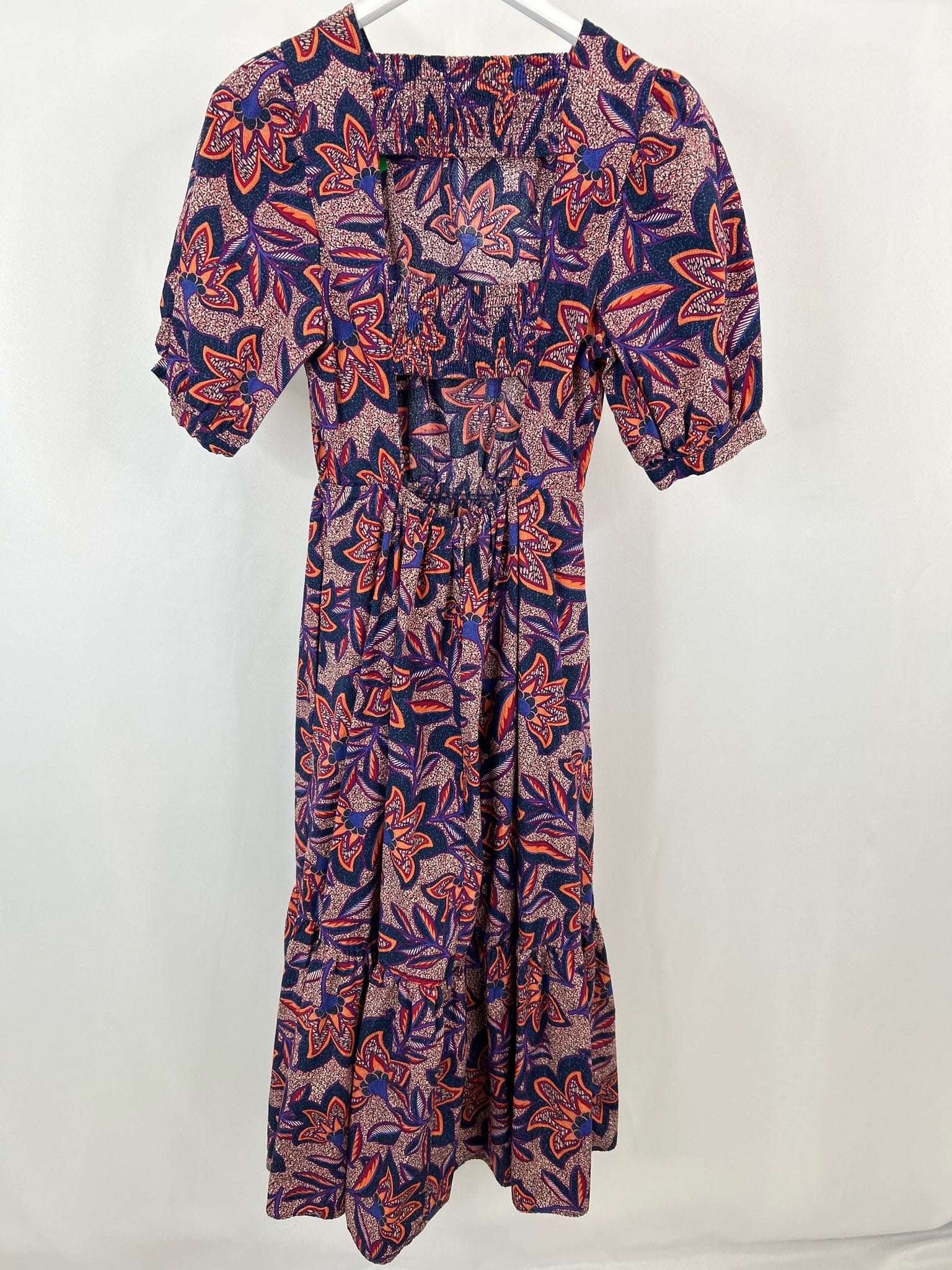 EVEREVE Size M Blue Print Women Dress