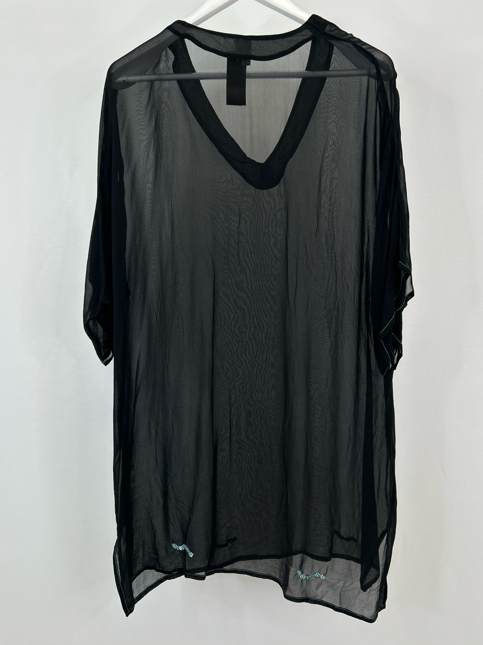 BLANK LONDON Size L Black Women Cover-Up