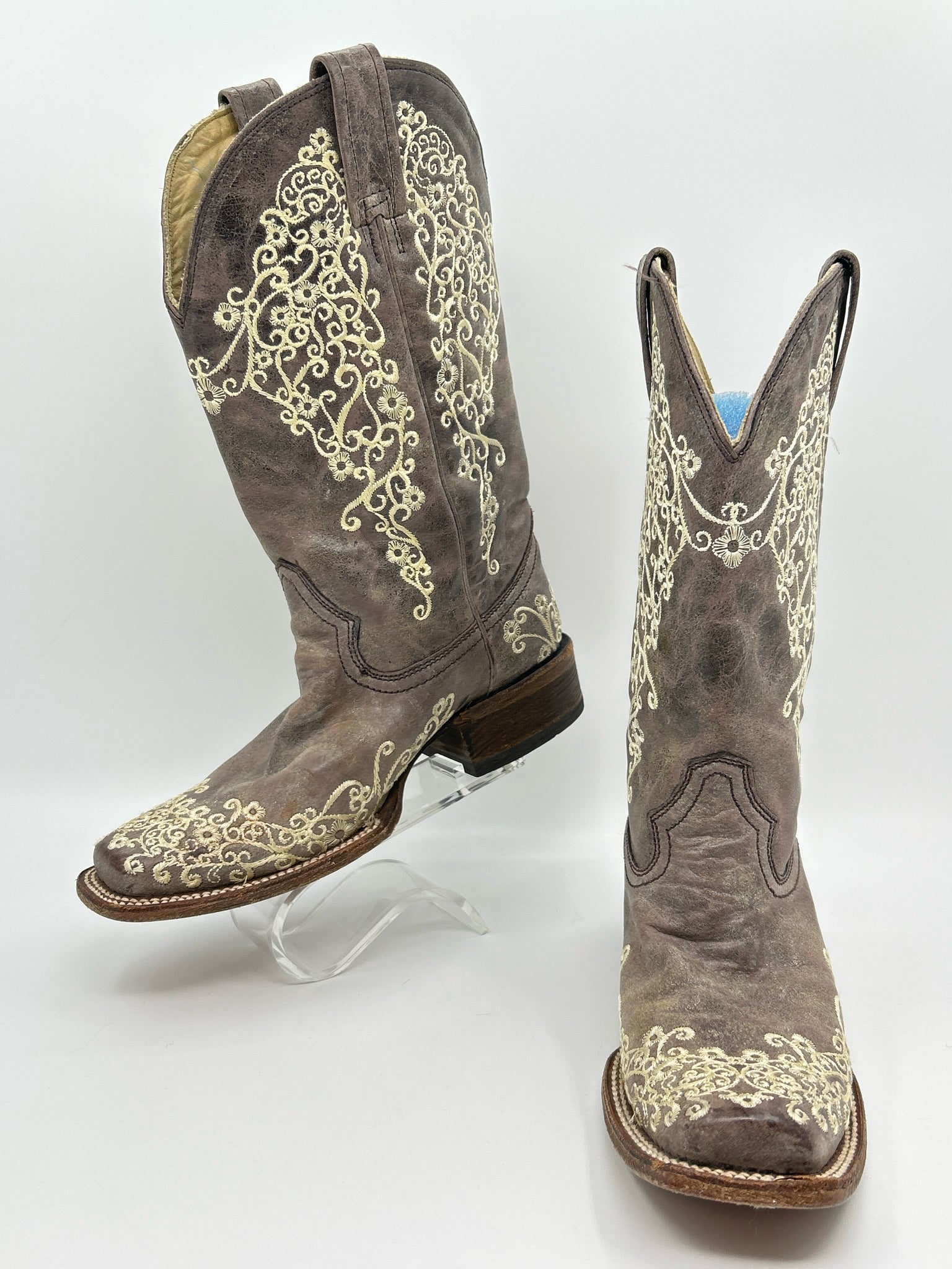 CORRAL Size 8M Taupe Women Boots