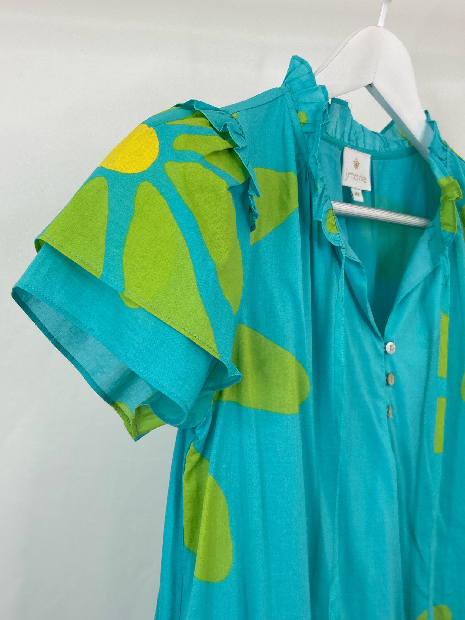 J.MARIE Size XS BLUE AND GREEN Women's Dress