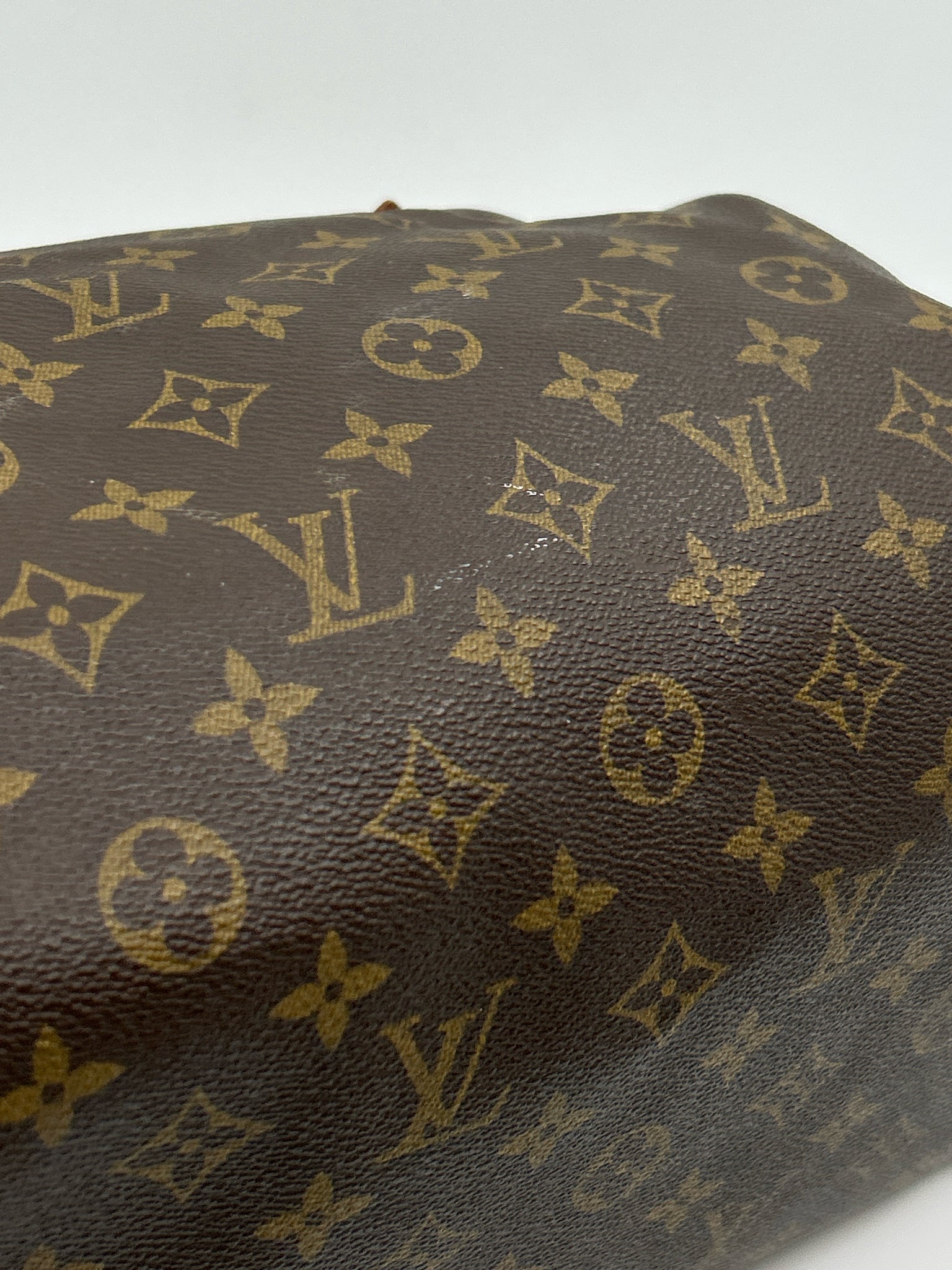 LOUIS VUITTON Brown Speedy 30 Women Purse
