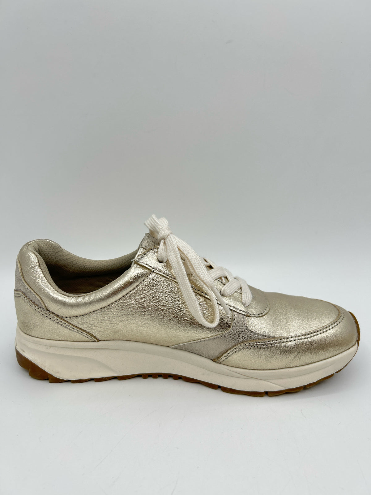 NATURALIZER Size 6.5M METALLIC GOLD Women Sneakers
