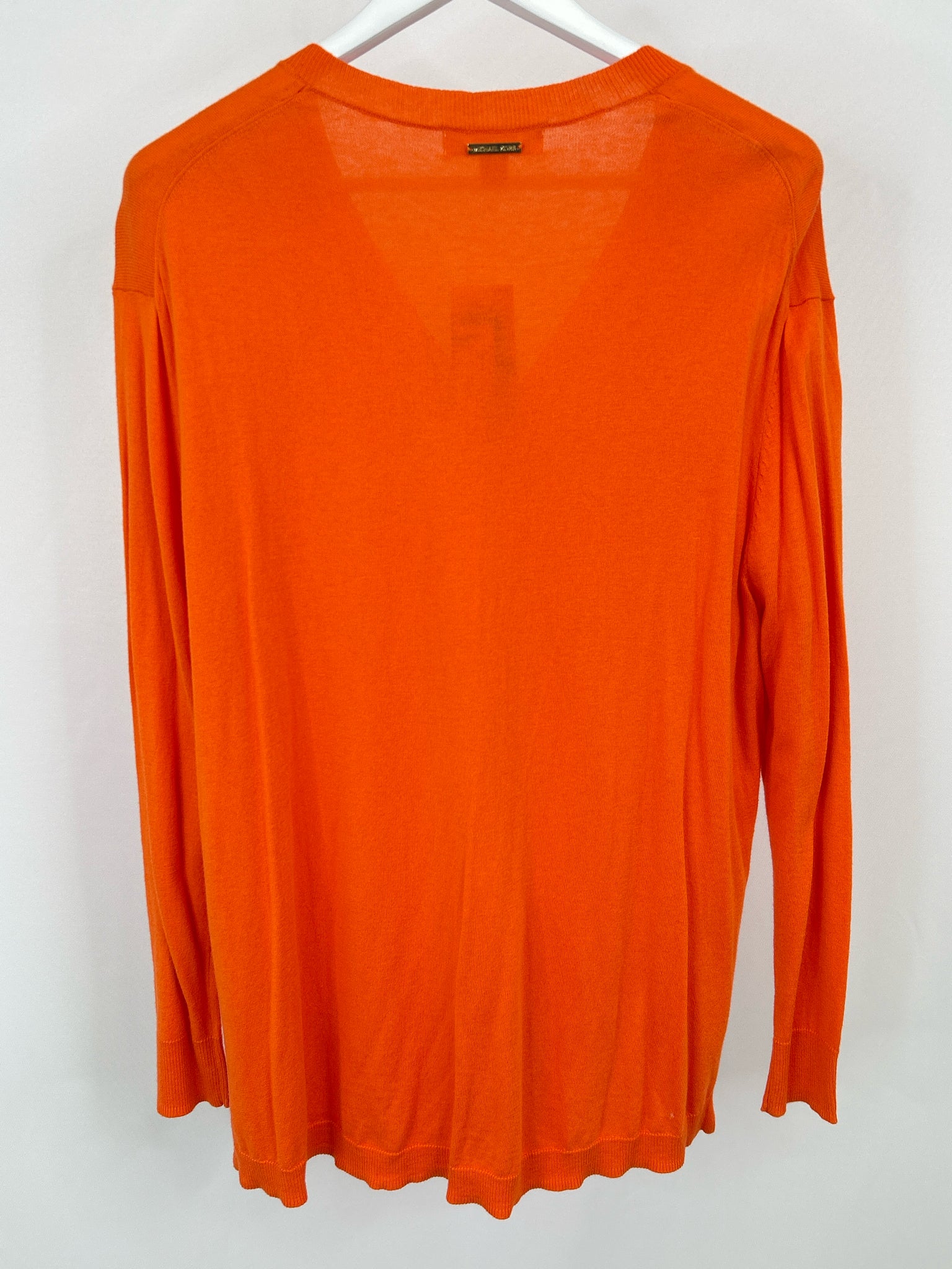 MICHAEL MICHAEL KORS Size L Orange Women Sweater