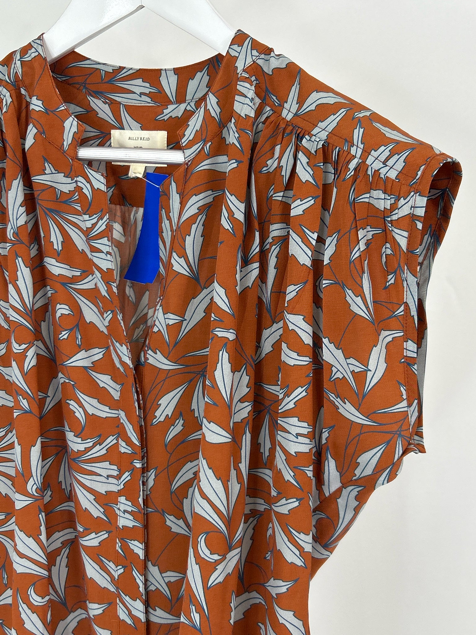 Billy Reid Size XS/S RUST Women Blouse
