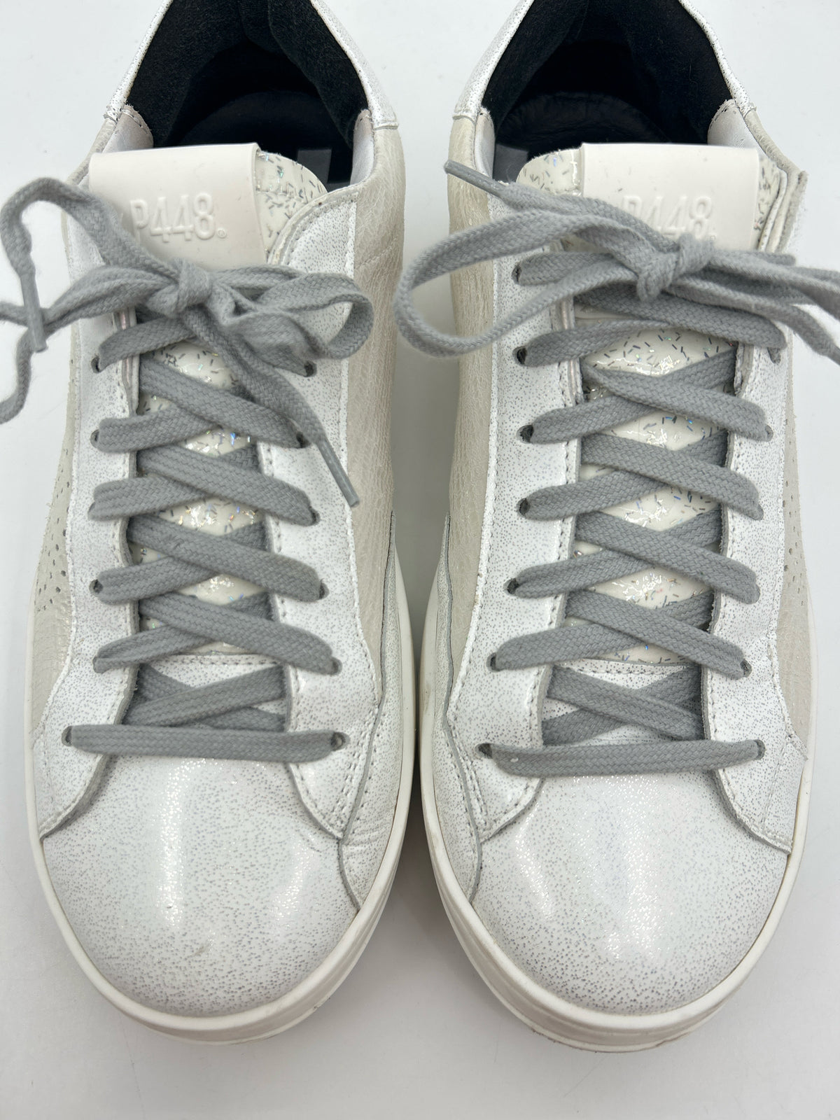 P448 Size 39/8 White Women Sneakers