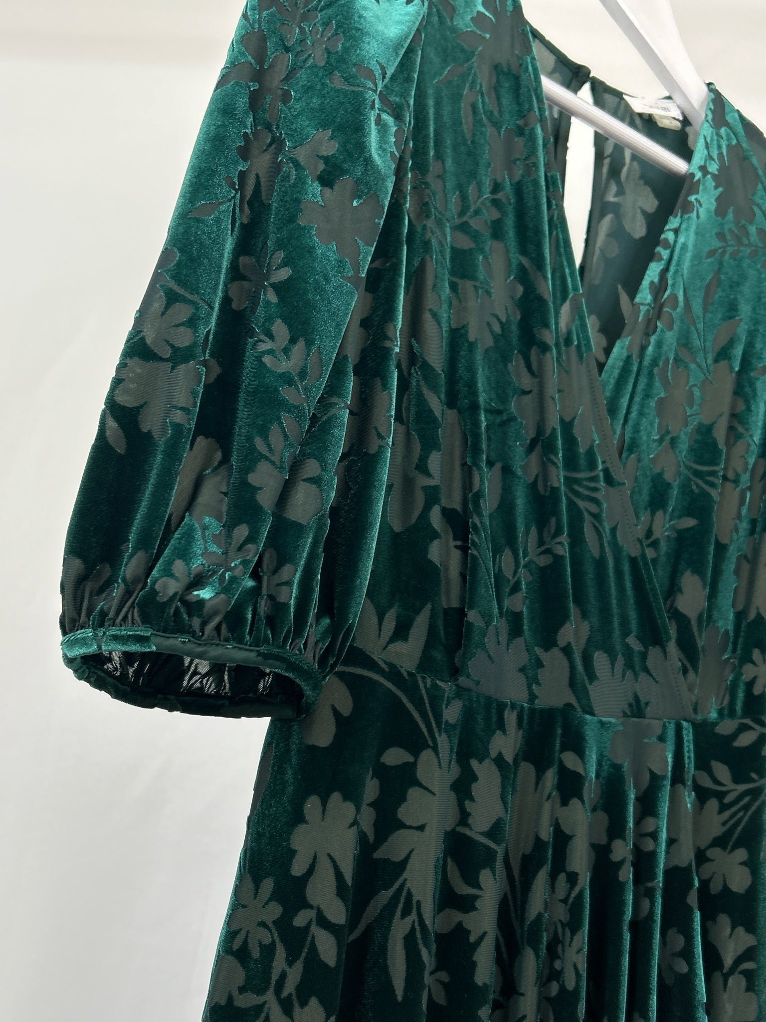 CALVIN KLEIN Size 4 Green Print Women Dress
