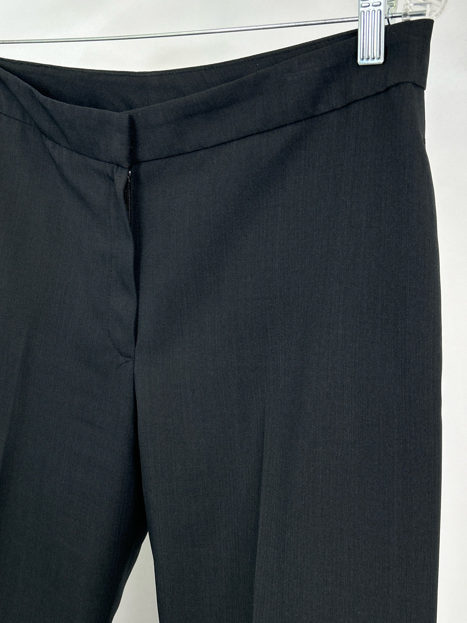 KASPER Size 10 Dark Grey Women 2-Piece w/Pants