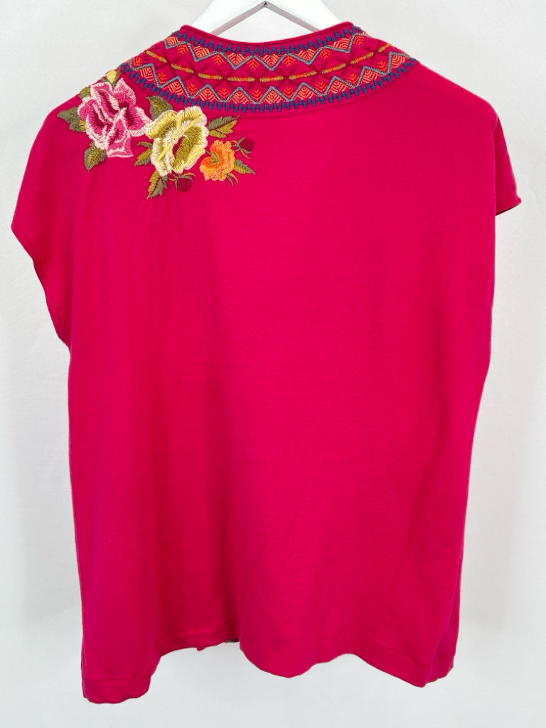 JOHNNY WAS Size S Rose Pink Women's Top