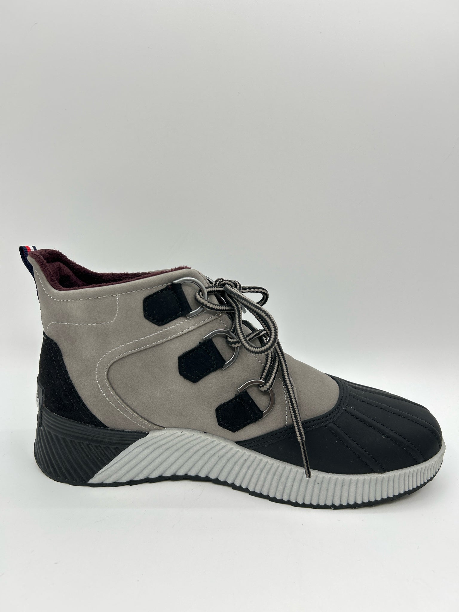 TOMMY HILFIGER Size 8.5 GRAY AND BLACK Women Booties