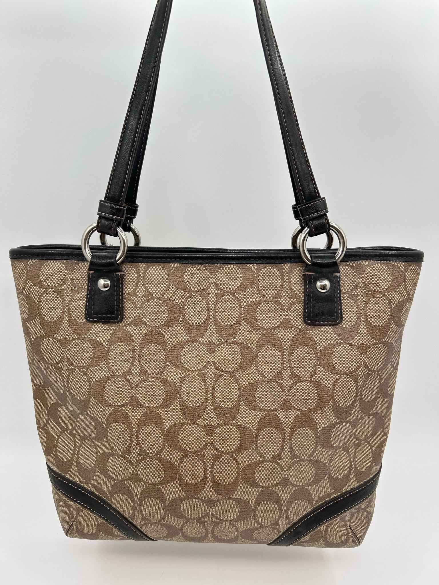 COACH BROWN MONOGRAM Women Tote