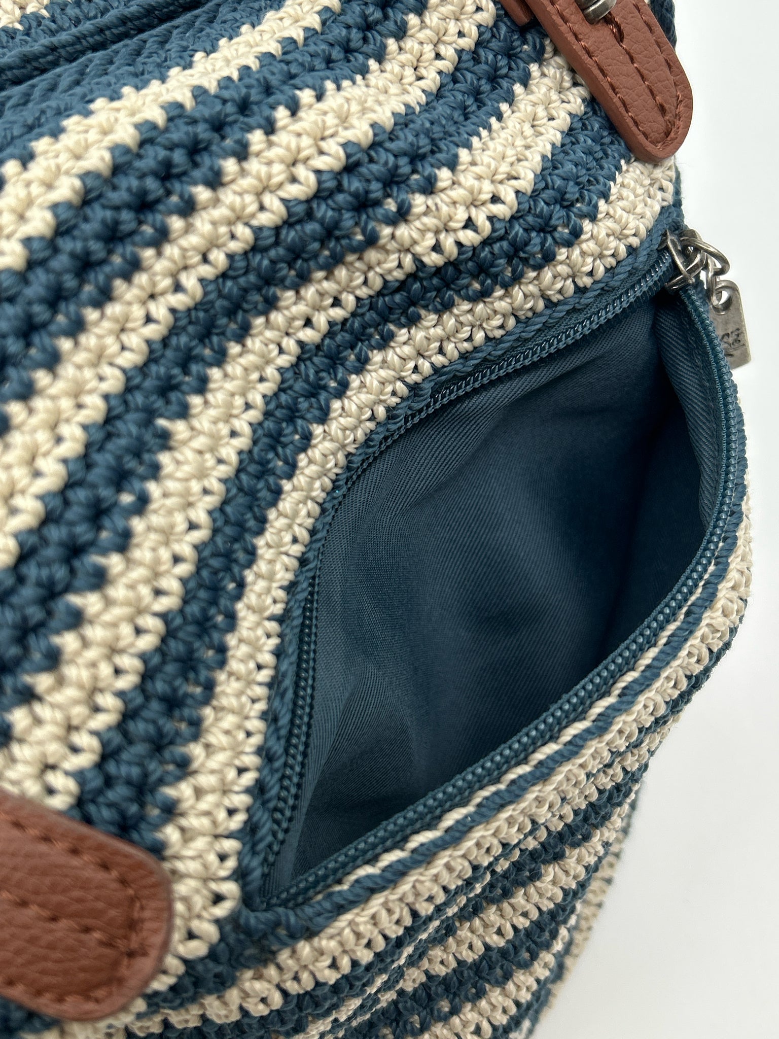 THE SAK BLUE AND BEIGE Women Purse