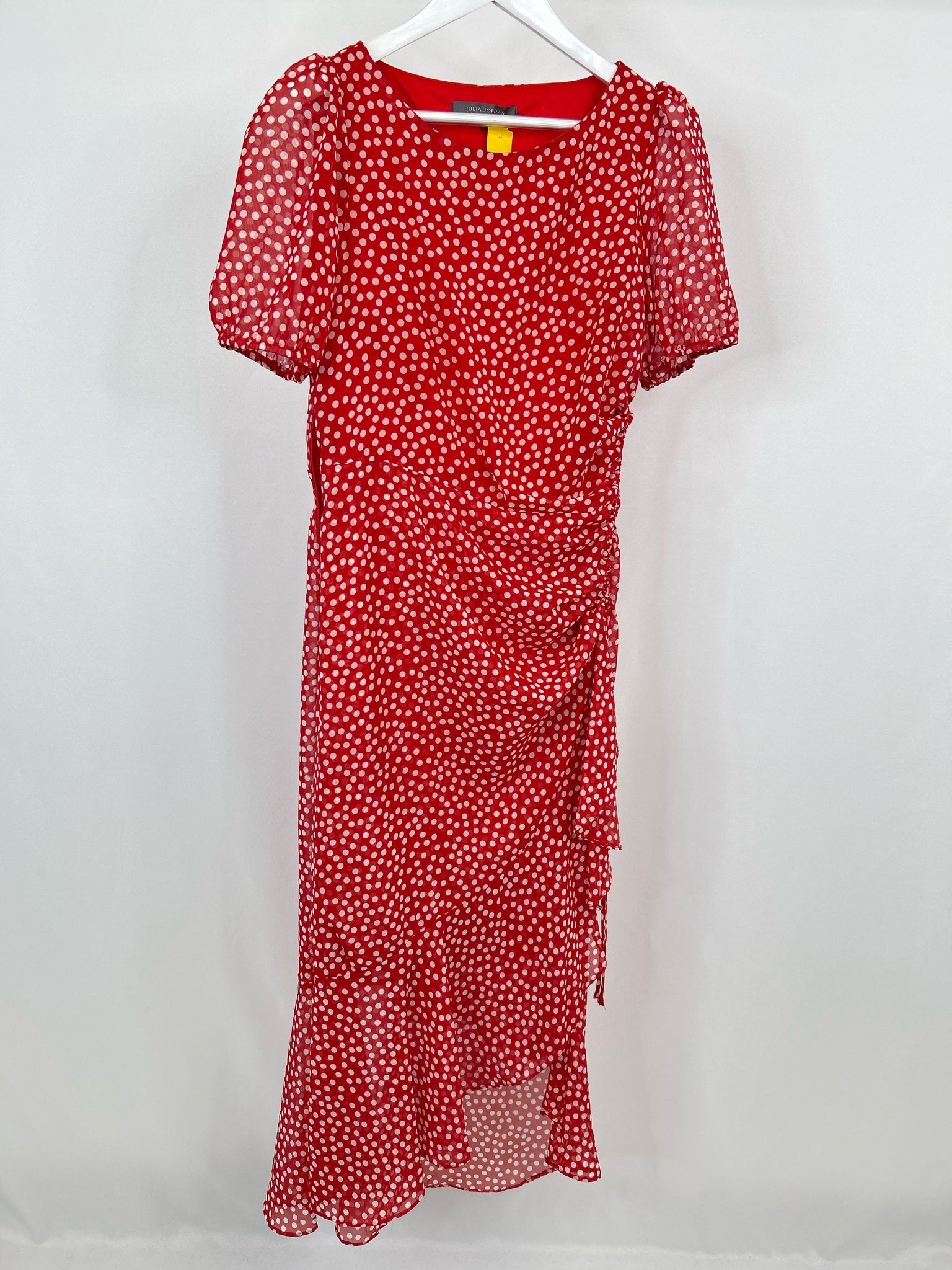 Julia Jordan Size 8 red and white Women Dress