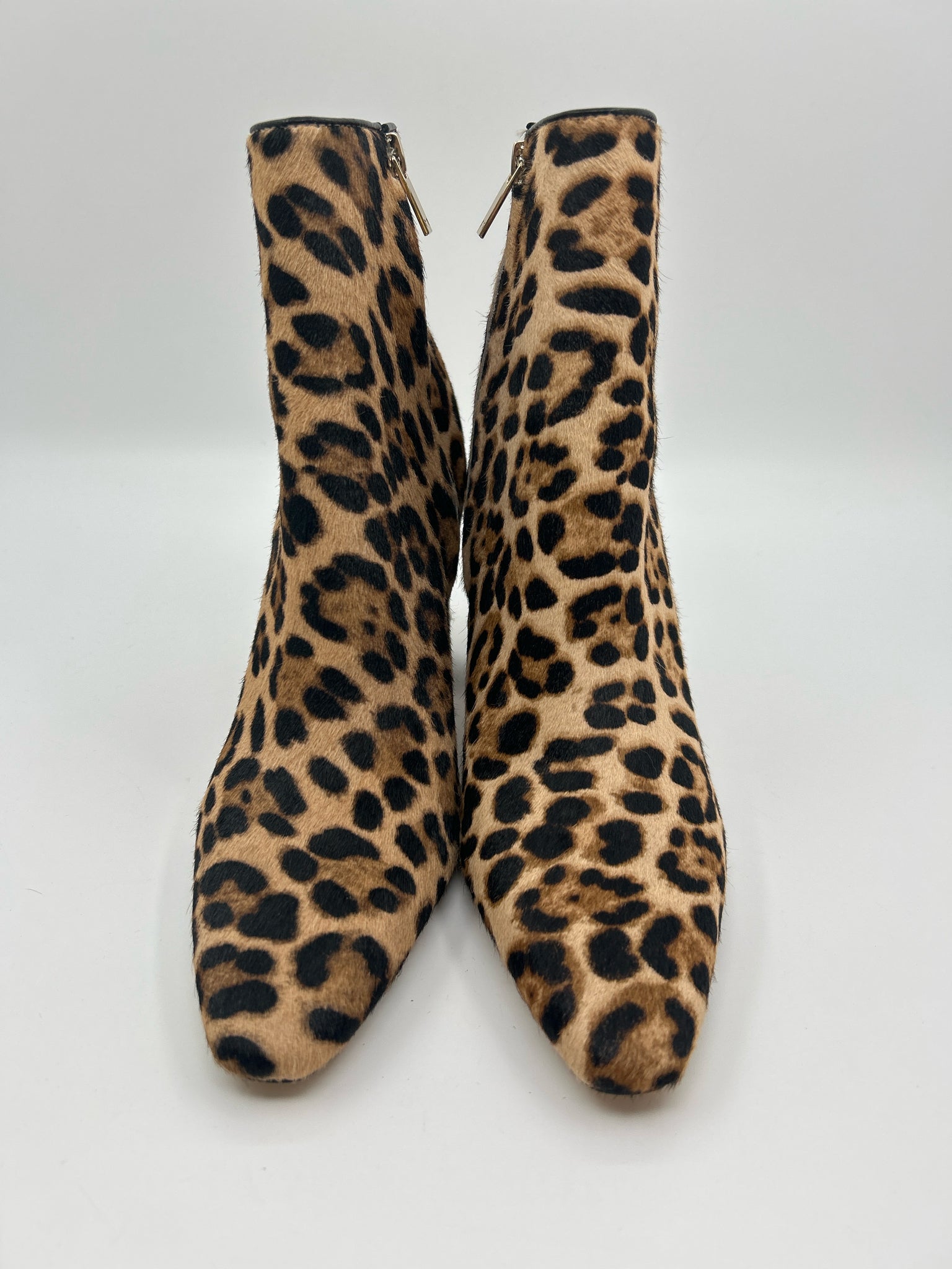 MARC FISHER Size 9M Brown Print Women Booties