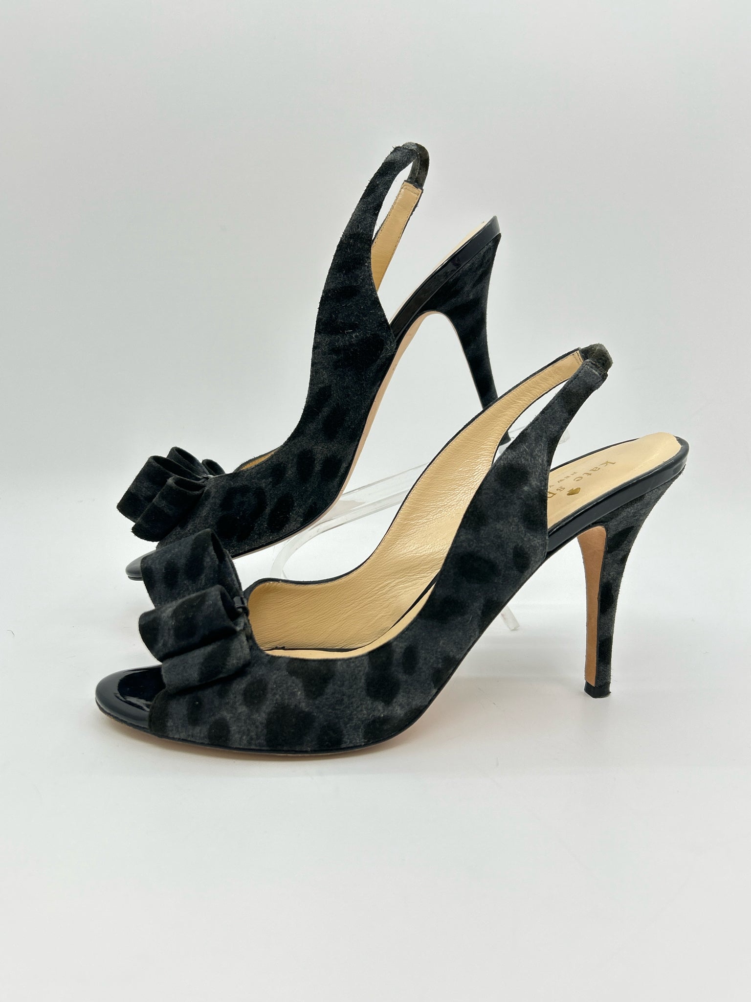 KATE SPADE Size 8.5B Grey & Black Women Sandal