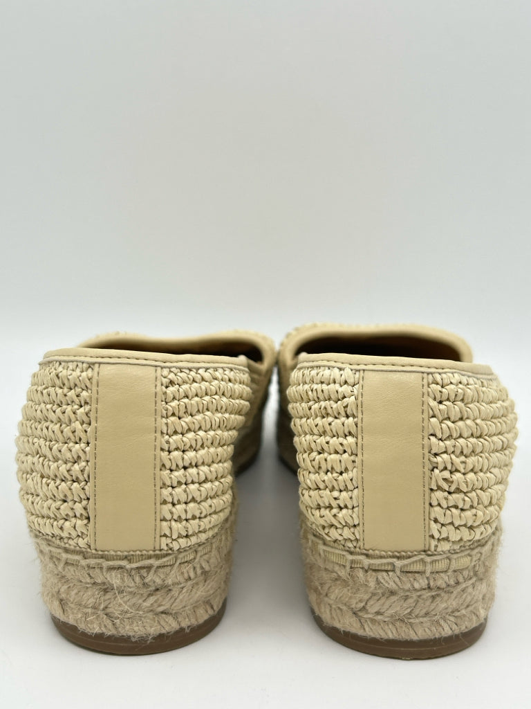 J CREW Size 10 Beige Espadrille