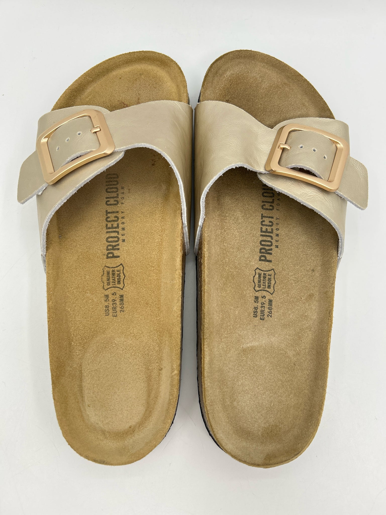 PROJECT CLOUD Size 8.5 Beige Women Sandal