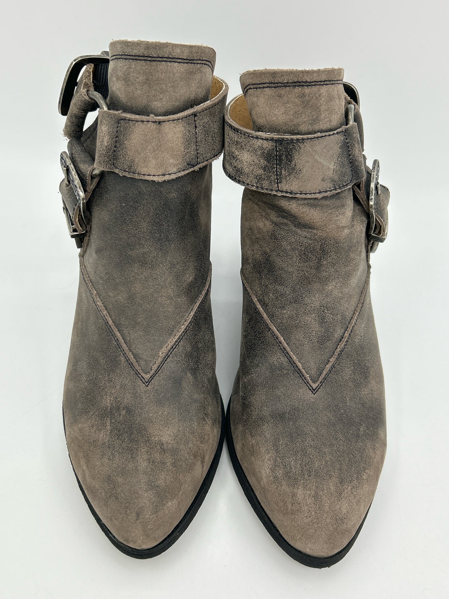 SBICCA Size 7 Charcoal Women Booties