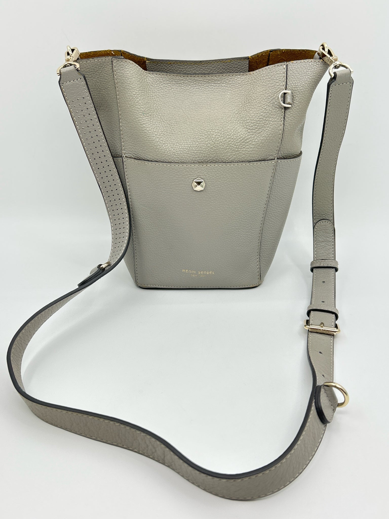HENRI BENDEL Gray Taupe Women Purse