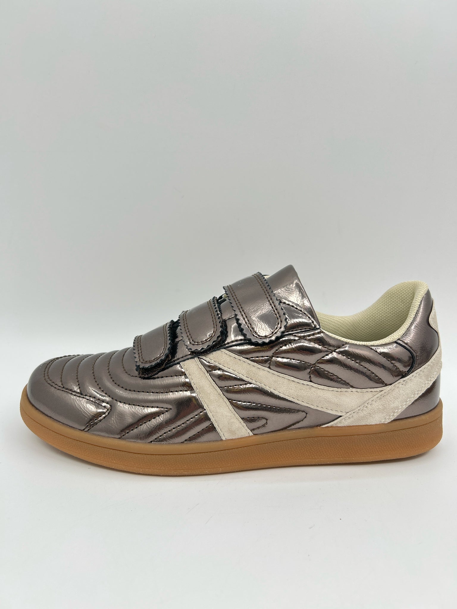 STEVE MADDEN Size 7M Pewter Women Sneakers