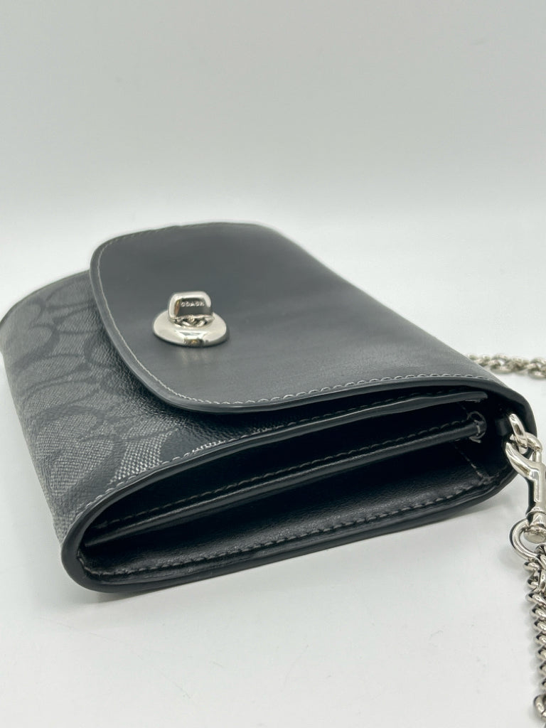 COACH black and grey Purse