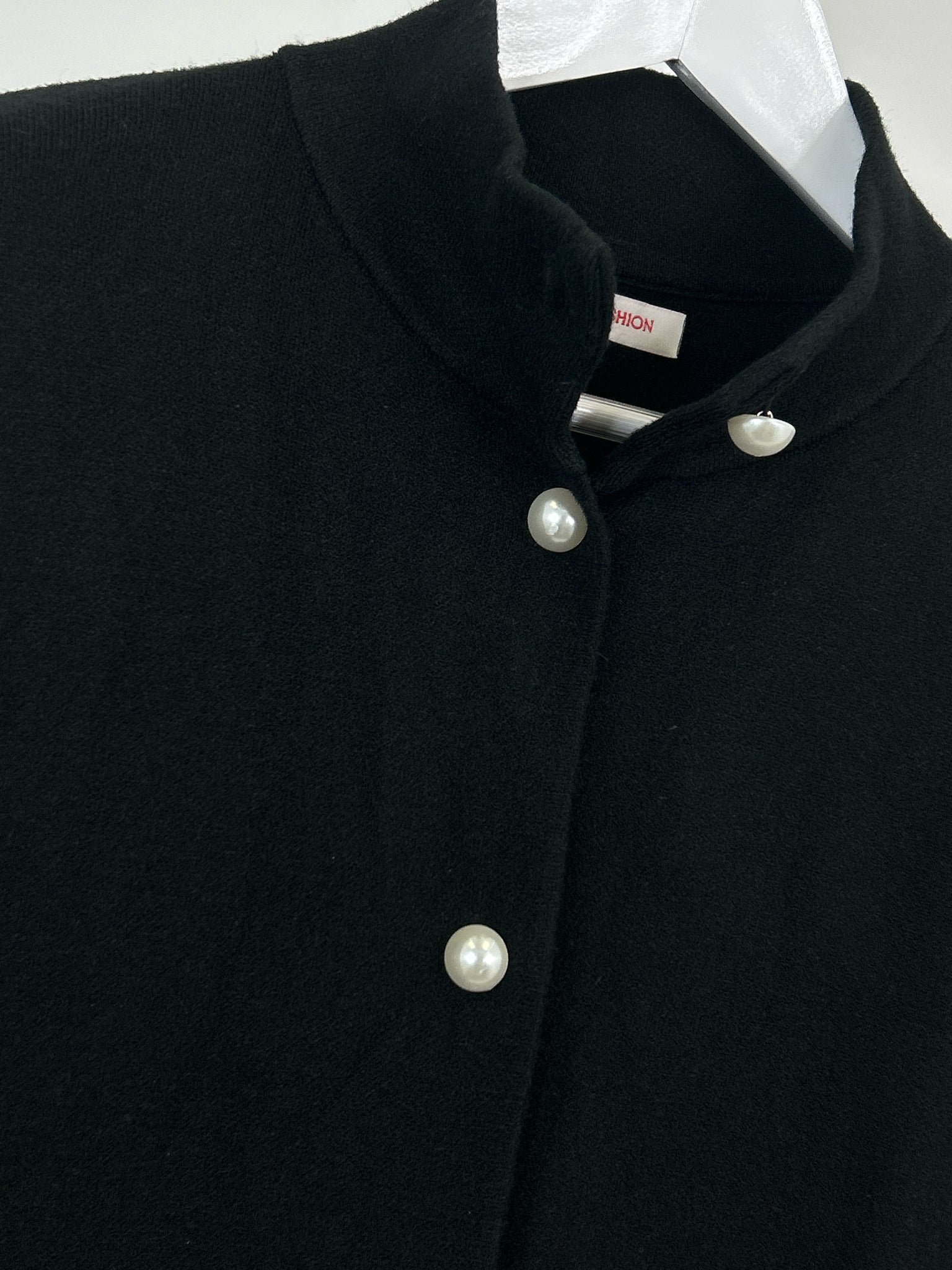 WORLD FASHION Size L/XL Black Women Jacket
