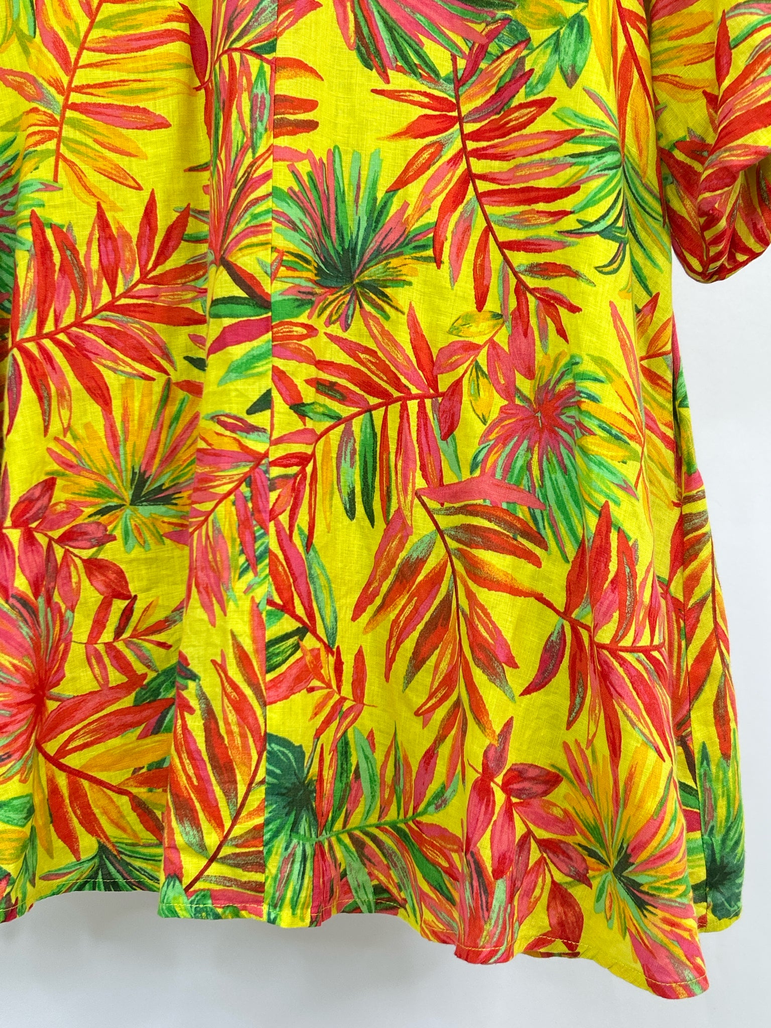 MAGASCHONI Size M Yellow and green Women Dress