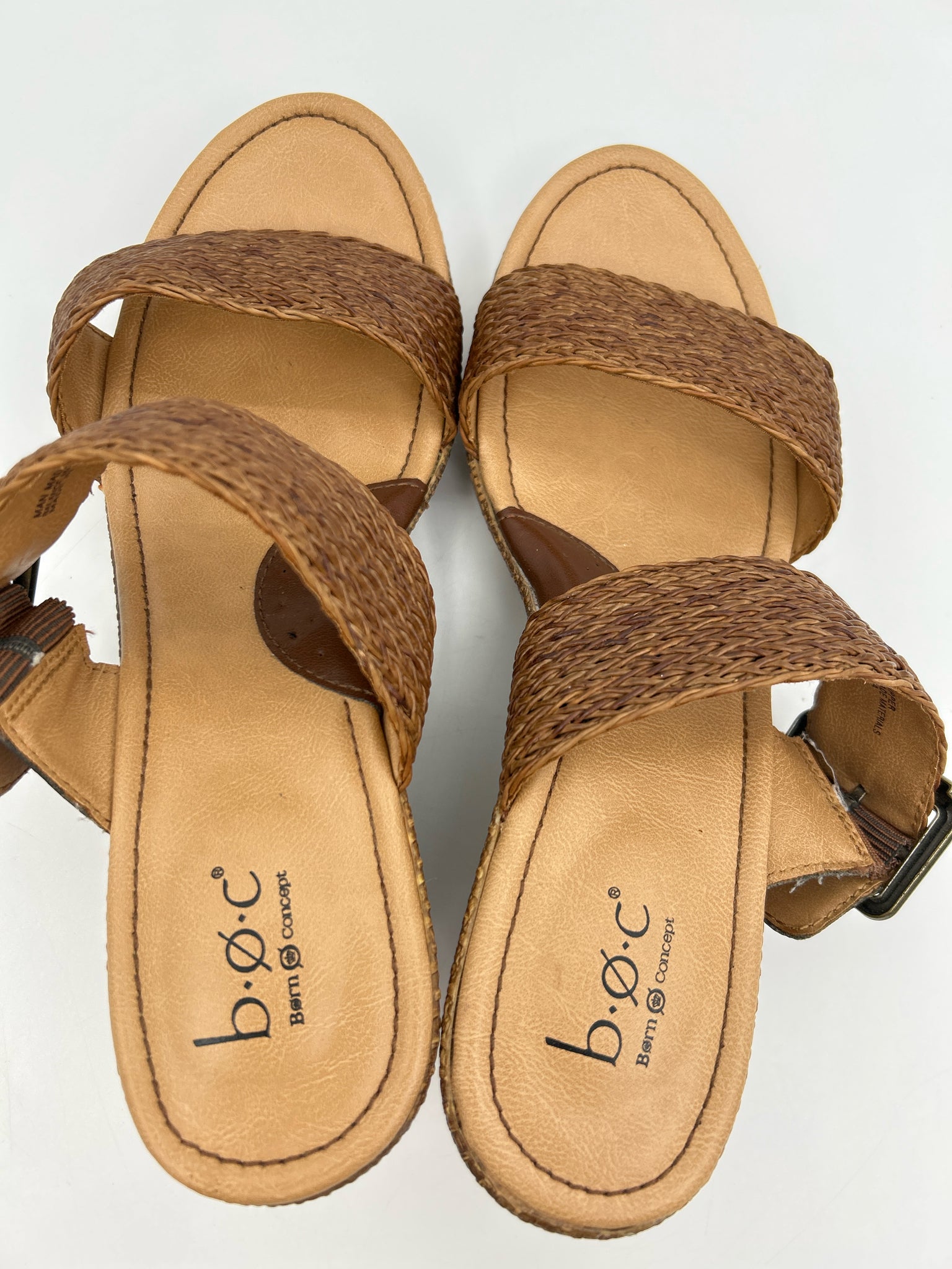 BORN CONCEPT Size 10M Brown Women Sandal