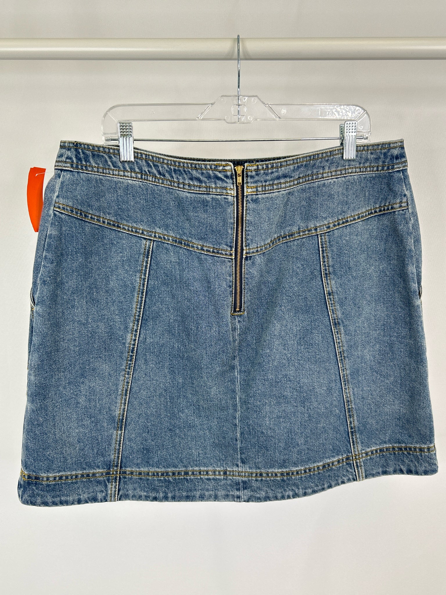 CABI Size 14 BLUE DENIM Women Skirt
