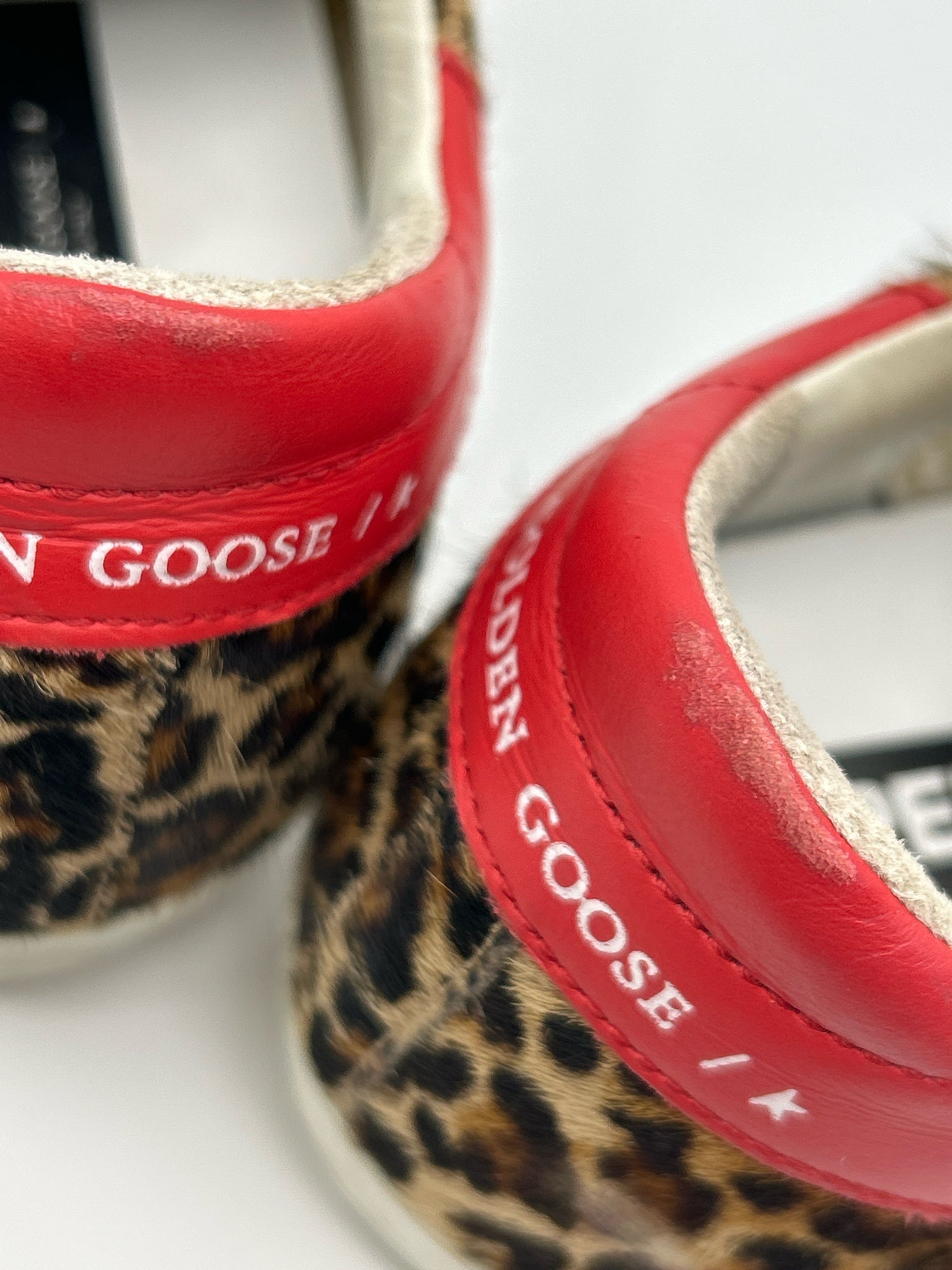 GOLDEN GOOSE Size 38 Animal Print Women Sneakers