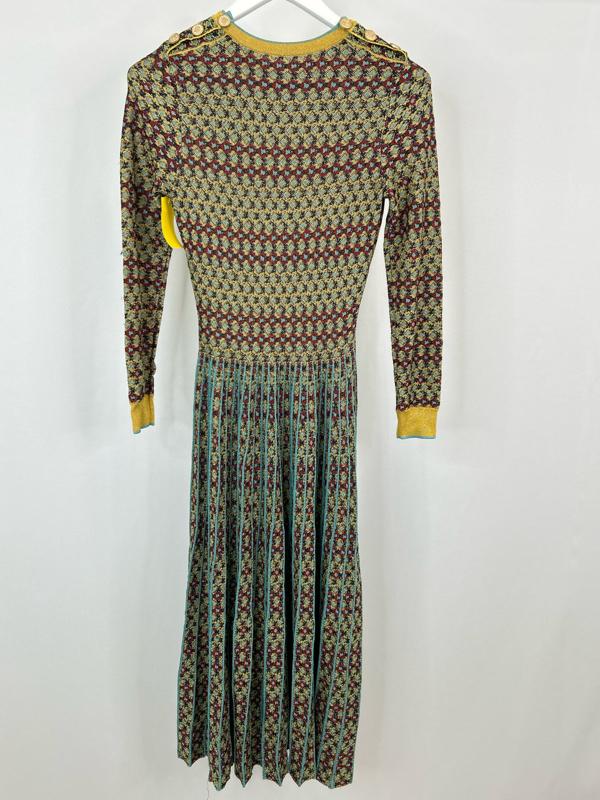 UU-MEIZI Size S/M gold print Women Dress
