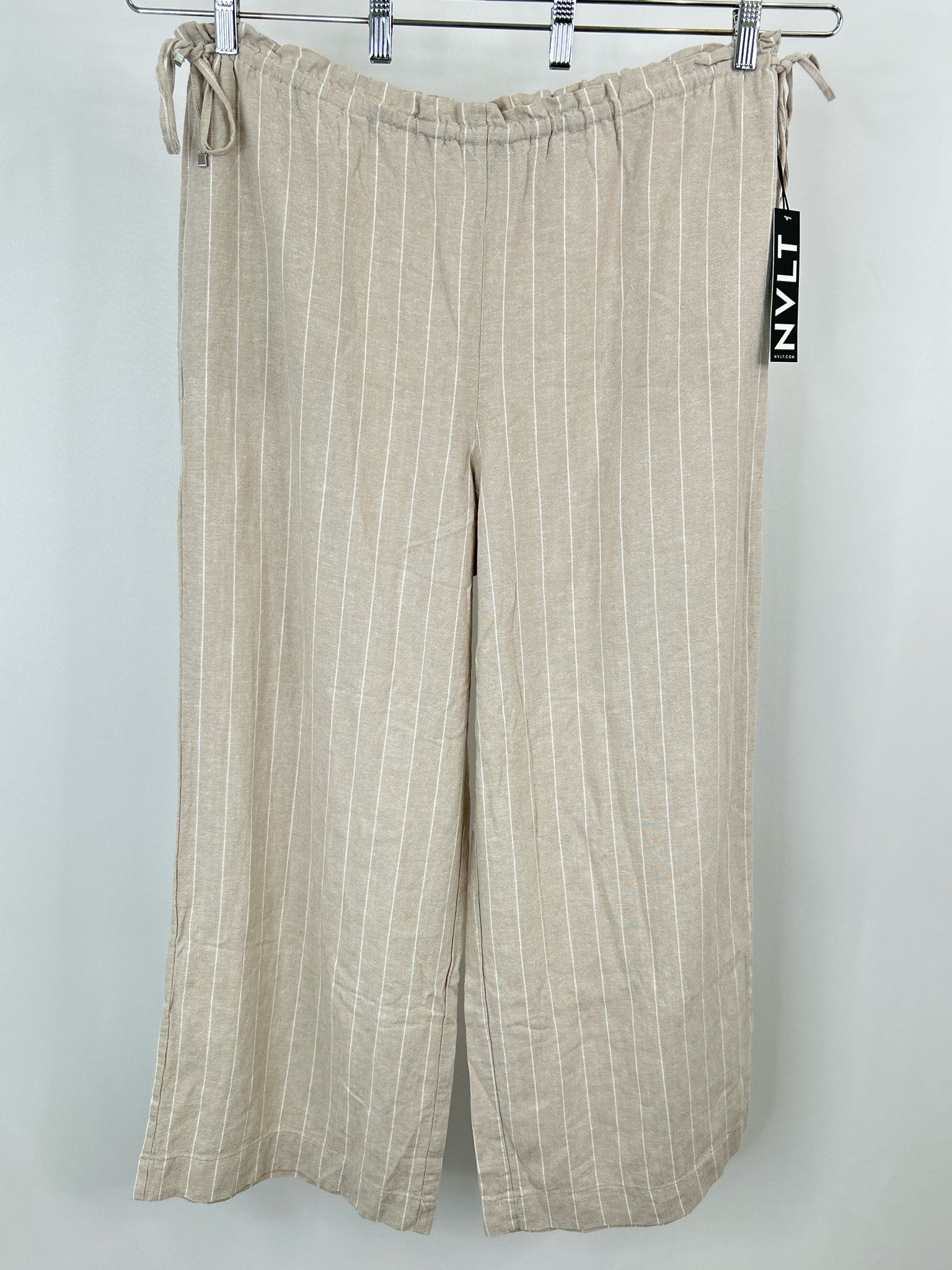 NVLT Size XL Beige Women Pants