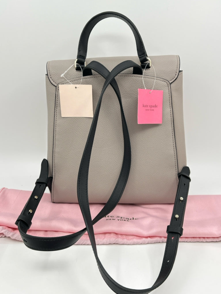 KATE SPADE Grey & Black Backpack