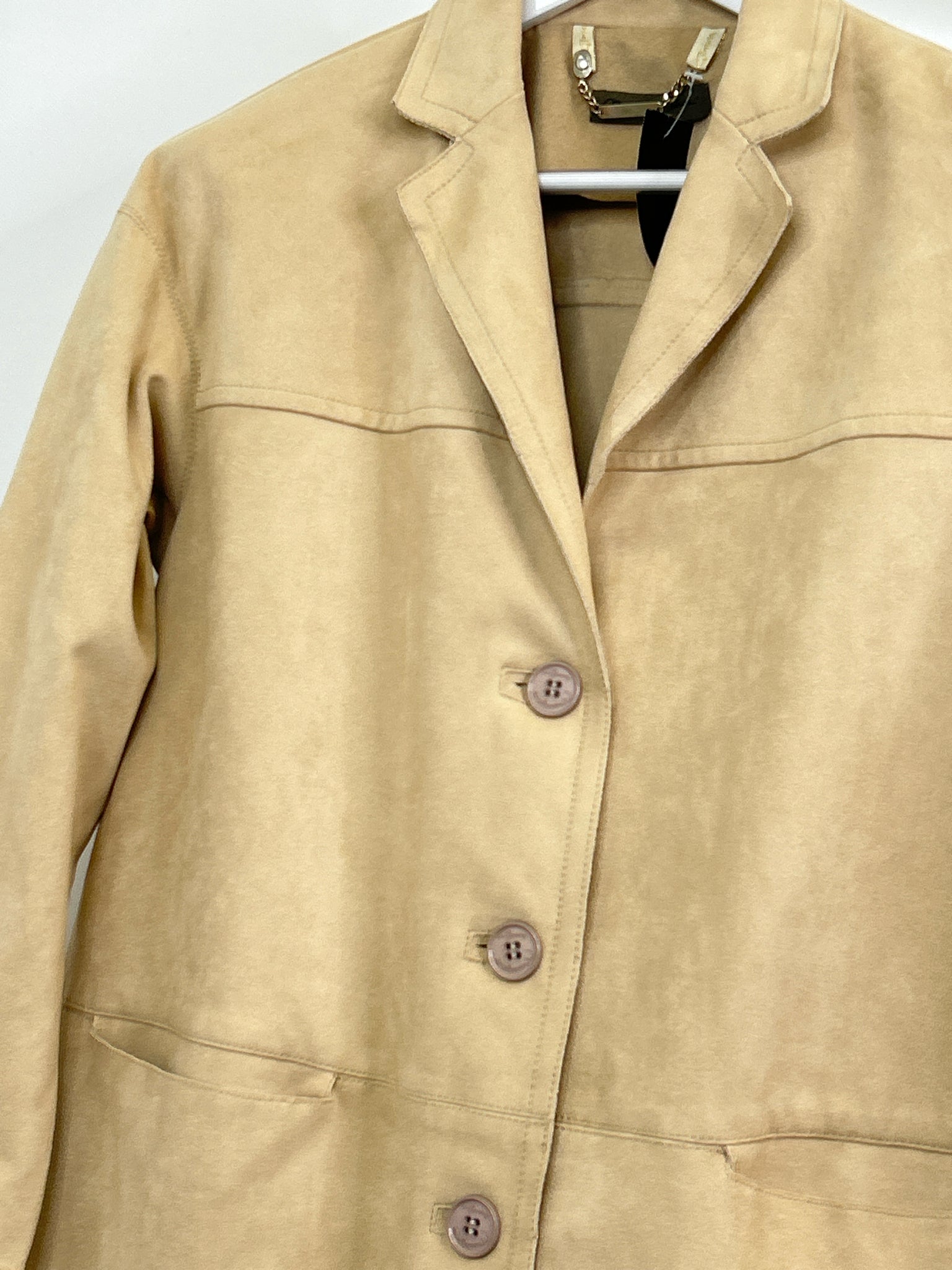 MARIAGRAZIA PANIZZI Size One Size Beige Women Jacket