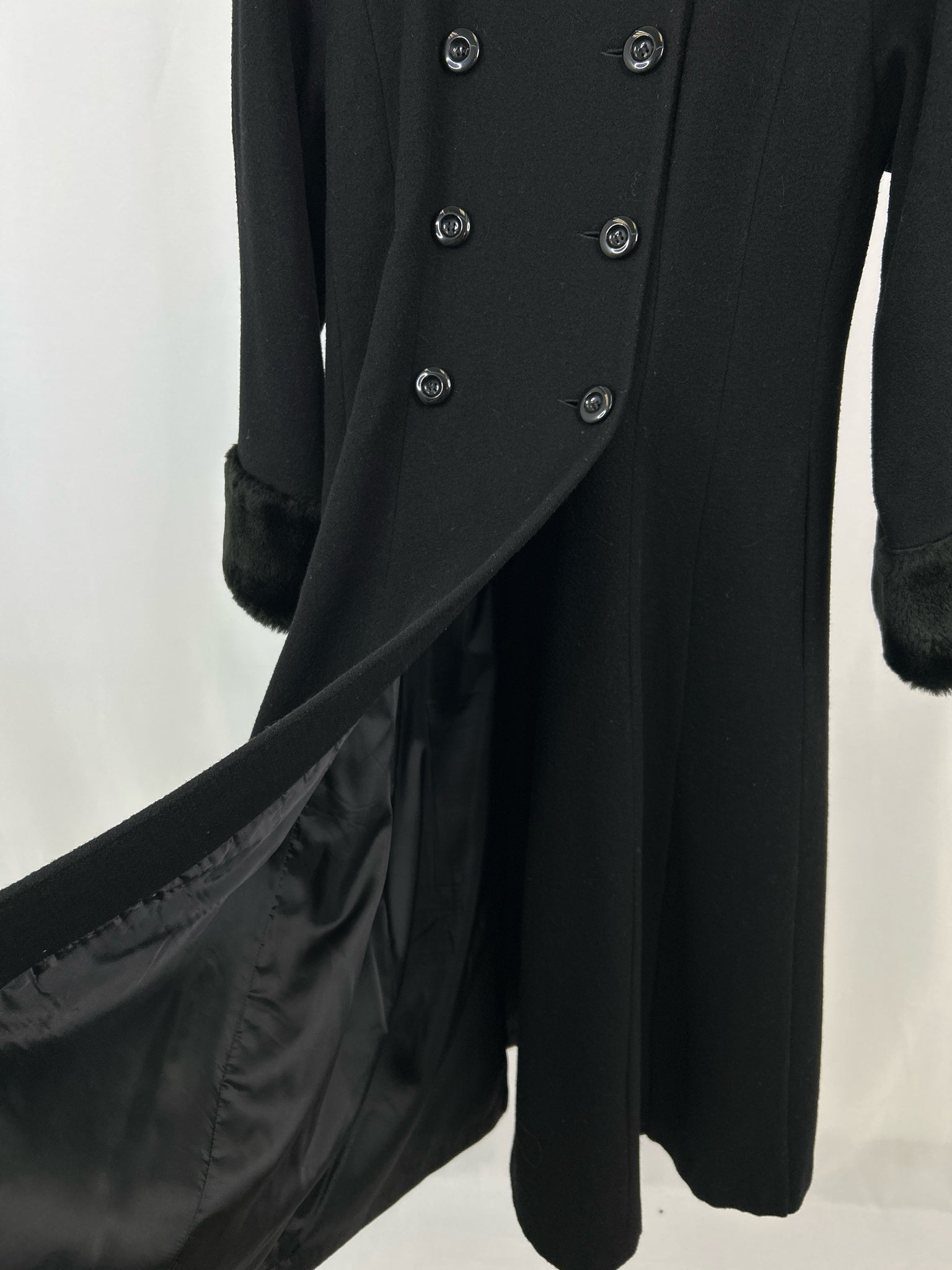 DONNYBROOK Size 8 Black Women Coat