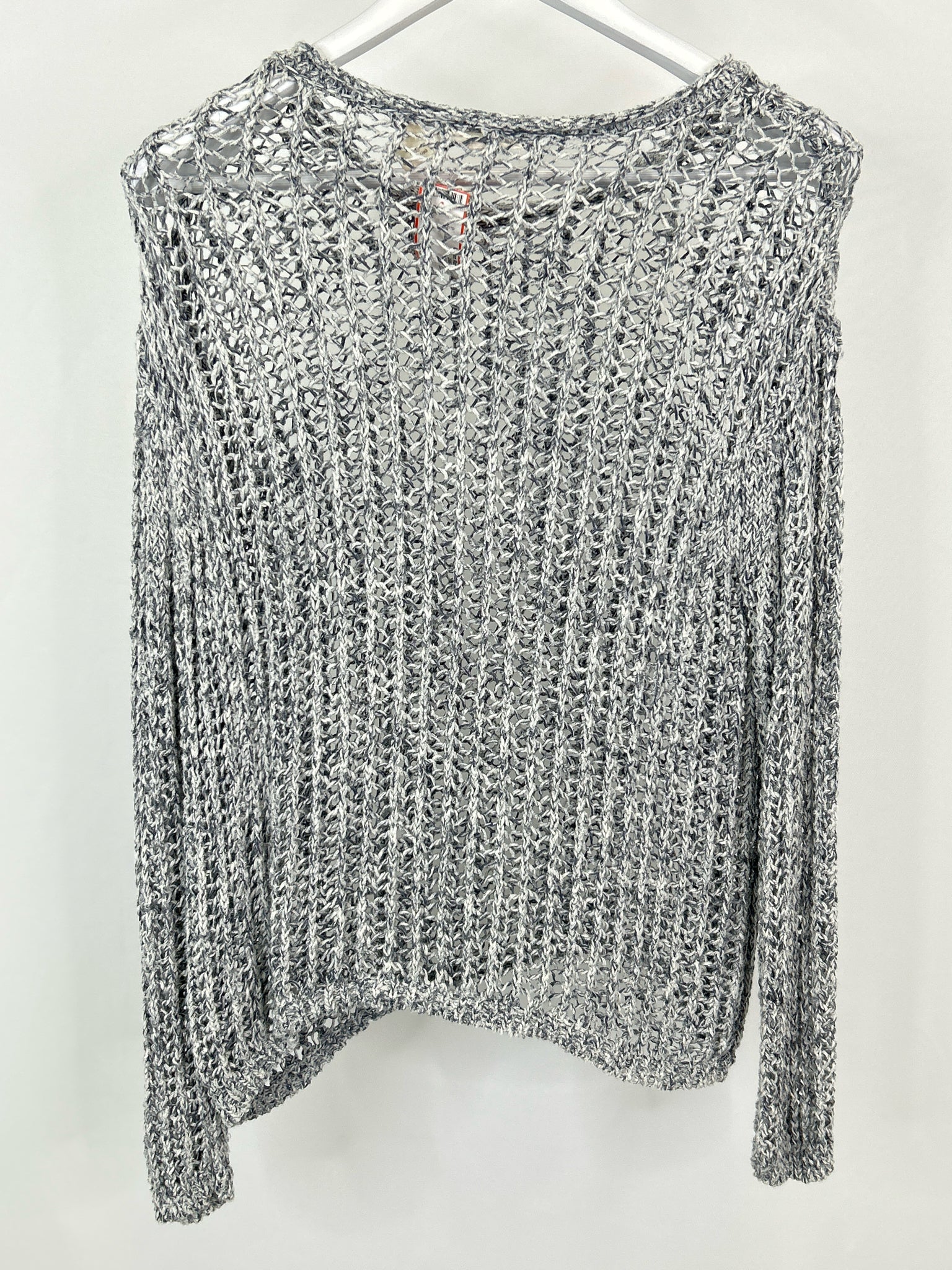 INHABIT Size S Grey & White Women Sweater