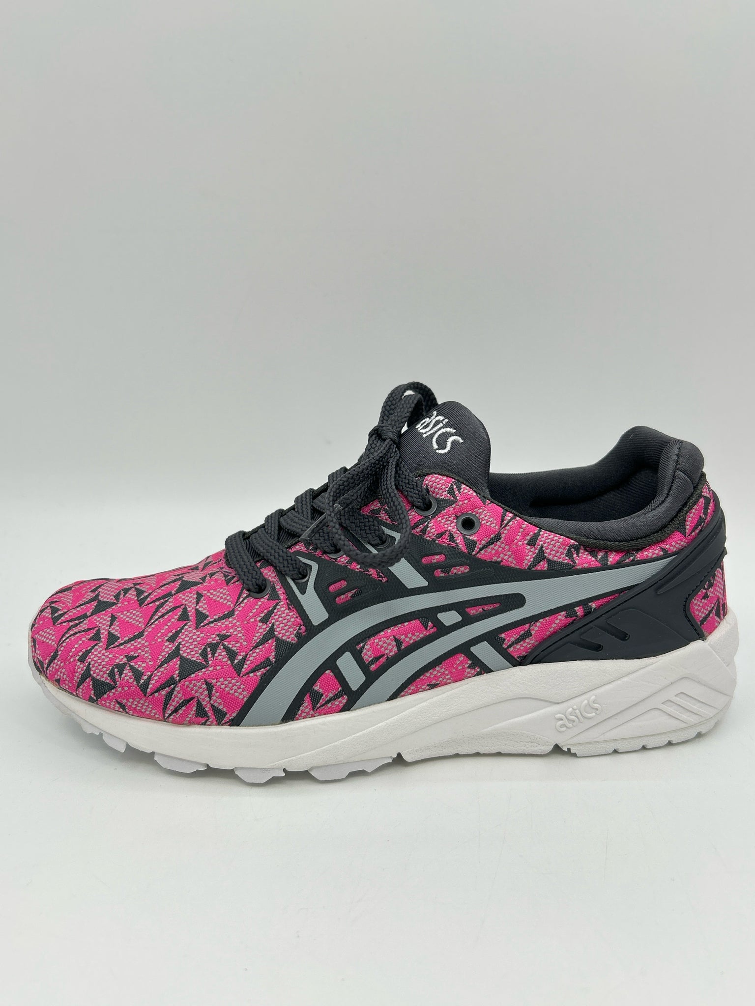 ASICS Size 7 GREY & PINK Women Sneakers