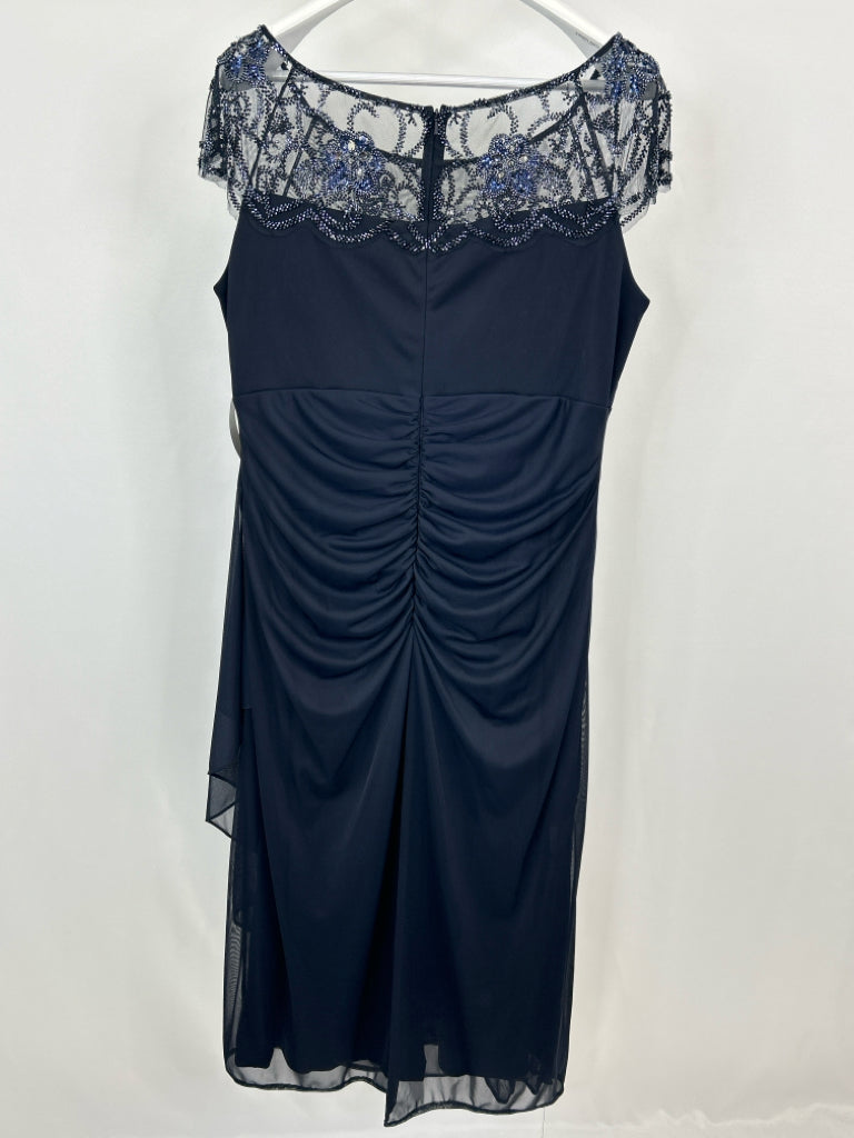 XSCAPE Size 18W Navy Women's Dress