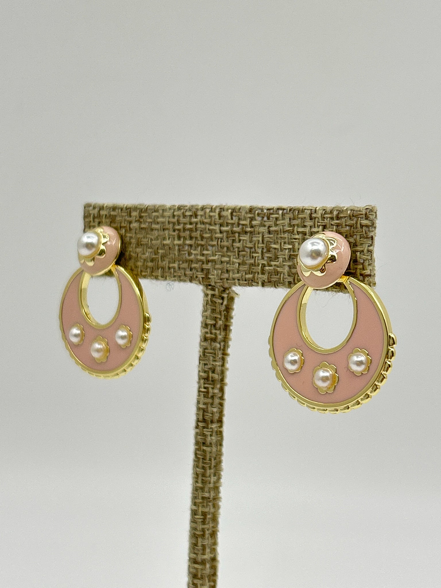 DRAPER JAMES Pink Earrings