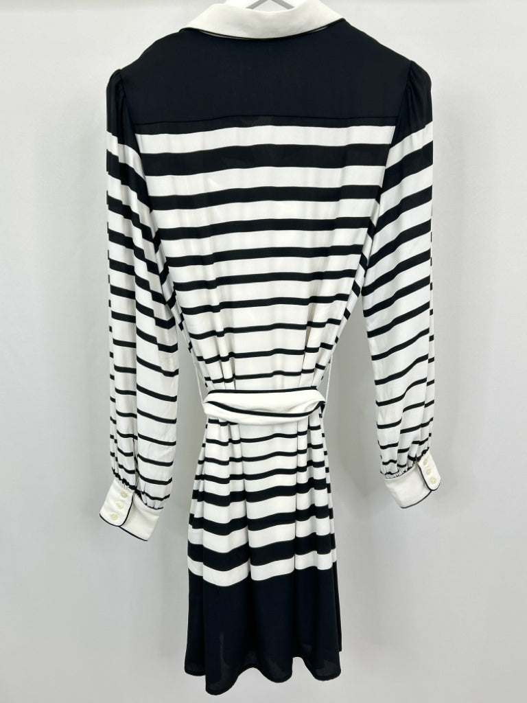 White House Black Market Women Size L Black and White 2-Piece w/Dress